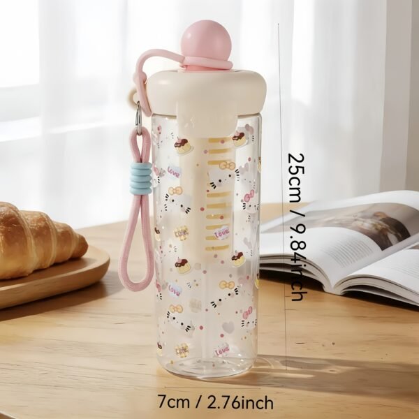 444335b003b3463da0f9280fafa1db27-goods.jpeg Hello Kitty Large-Capacity Water Bottle with Detachable Tea Infuser – Random Colour
