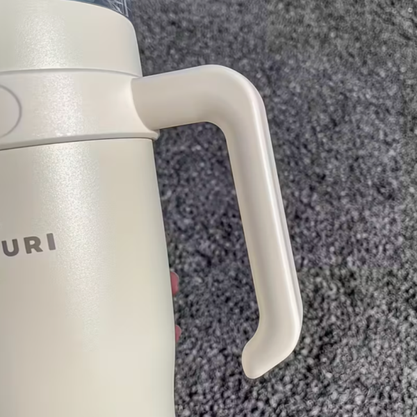38oz Stainless Steel Insulated Flask with Straw Lid and Carry Handle