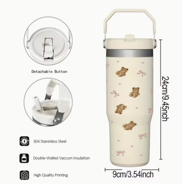 30oz Bear Bow Insulated Water Bottle