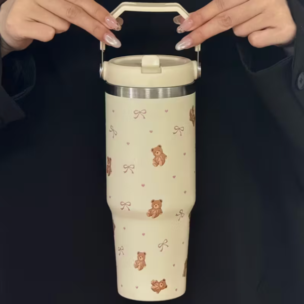 30oz Bear Bow Insulated Water Bottle