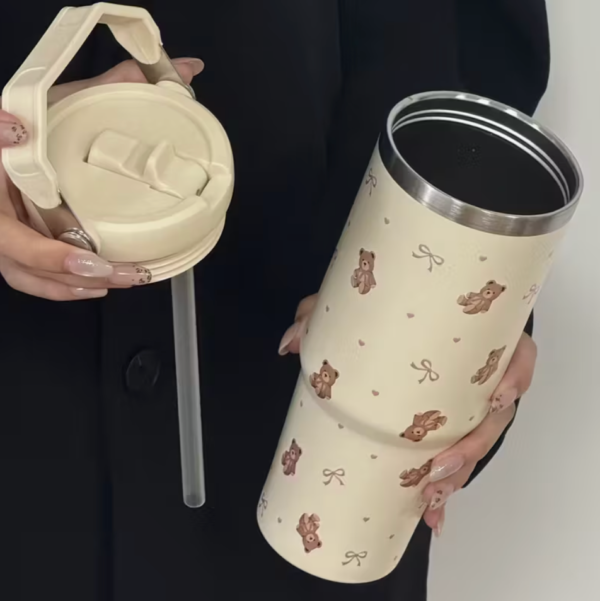 30oz Bear Bow Insulated Water Bottle