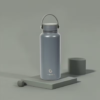 1000ml Gray Stainless Steel Insulated Water Bottle