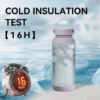 1000ml Gray Stainless Steel Insulated Water Bottle