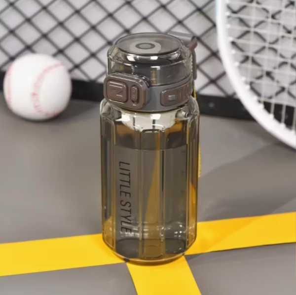 600ml Black Large Capacity Fitness Outdoor Water Cup