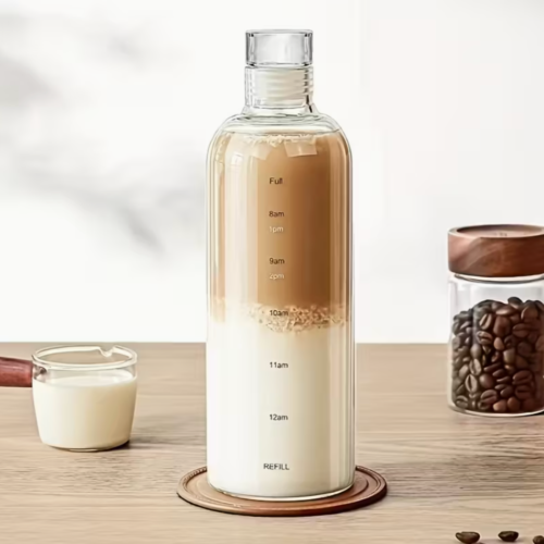 750ml BPA Free Water Bottle with Time Markers
