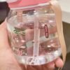 Super Cute Compact Straw Cup – Leak-Resistant Portable Student Water Bottle