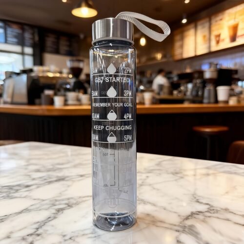 300ml Portable Frosted Plastic Cup with Handle – Lightweight Everyday Drinking Mug