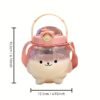 1000ml Cute Cartoon Water Cup – Large-Capacity Portable Drinking Bottle