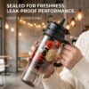 51oz Large-Capacity Sports Water Bottle with Handle – Black